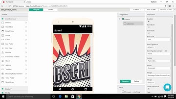 create Android App Click and sound botton in thunkable //Thunkable tutorial no 3