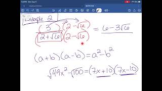 R.3 Example 2 Rationalizing the Denominator With a Conjugate