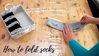 THIS IS HOW TO FOLD SOCKS | 5 ways | * THE ULTIMATE GUIDE * | VICINA LUCINDA