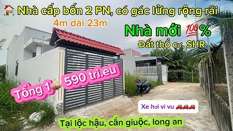 Bán căn nhà giá rẻ 1.590 triêu ko phát sinh 4x23 xe hơi tới nhà 🚗 Tại cần giuộc, long an .0901331162