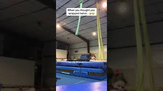 Gymnast Accidentally Faceplants Into Mat While Attempting Aerial Trick - 1499979