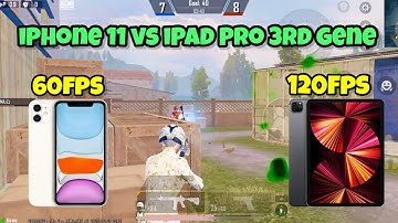 IPHONE 11 VS IPAD PRO 3RD GENERATION 💵 60FPS VS 120FPS 💵 BATTLE SUBSCRIBER 1V1 TDM CHALLENGE