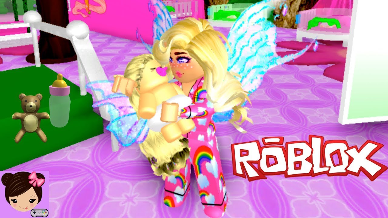Taking Care Of My Baby In Bloxburg Roblox Roleplay Titi Games For