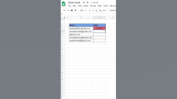 How to check for valid email addresses!