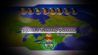 [MKWii] Fyooshs Birthday Funroom! [Highlights]