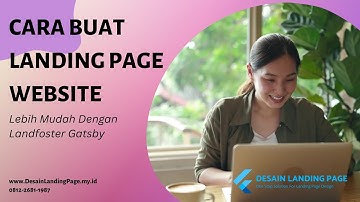 CARA BUAT LANDING PAGE WEBSITE LEBIH MUDAH DENGAN 100 TEMPLATE ELEMENTOR LANDFOSTER GATSBY