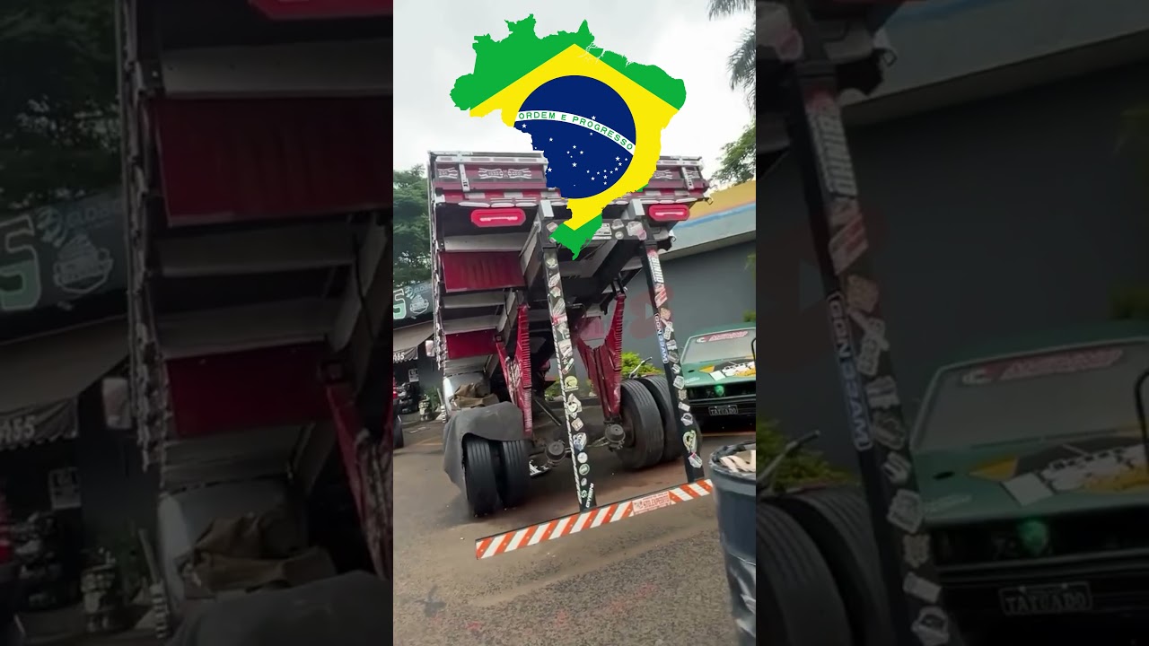 El trailer de este camión esta a dos metros del piso #trucks #trailers #camioneros #camiones #camion