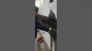 Electro-hydraulic servo bending machine, DE15 system, 4+1 axis