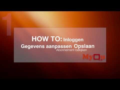 1. How To: Inloggen - Gegevens aanpassen - Opslaan - Abonnement bekijken