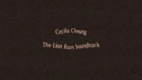 Cecilia Cheung 张柏芝 - The Lion Roars 情人不会忘记