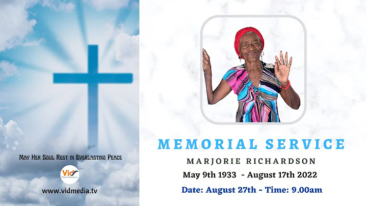Memorial Service - Marjorie Richardson | 2022.08.27