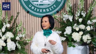 Utah Valley University President Astrid Tuminez announces she is stepping down