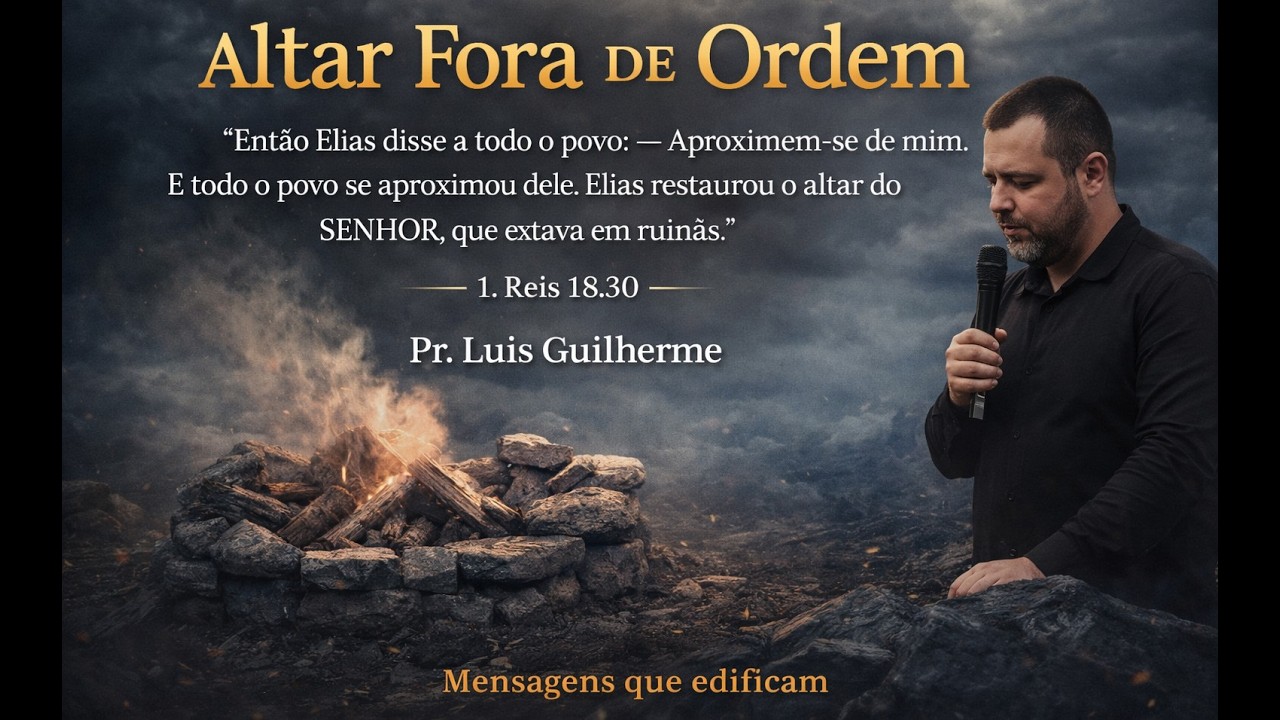 Altar fora de Ordem: Quando o problema não é falta de Deus, mas falta de ordem