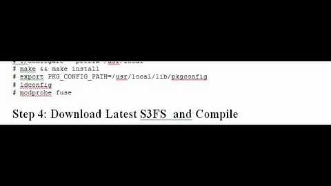 How to configure S3FS on Linux server