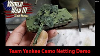 TEAM YANKEE : CAMO NET TUTORIAL