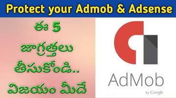 How to save Admob and Adsense account from suspension in telugu || chandu 4ever