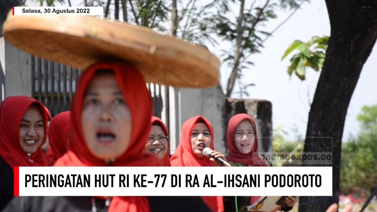 Semarak Kemerdekaan, Ibu dan Anak Mengikuti Lomba di RA Al-Ihsani Podoroto