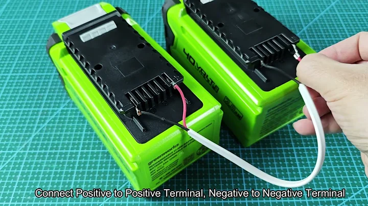 Greenworks 40V Battery Not Charging - Blinking Red