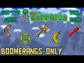 Can you finish Terraria using Boomerangs Only? - Terraria 1.4.2