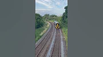 GWR Class 158 is seen passing Lady Down Over Bridge with a service bound for Salisbury