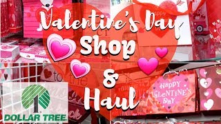 Valentines Day Dollar Tree Shop & Haul | DT January 2020
