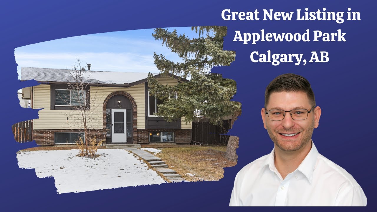 Great New Listing in Applewood Park, Calgary YouTube