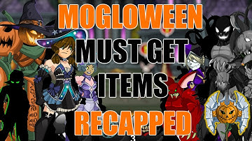 AQW Must Get Mogloween Items Recapped! 20 + Maps |Classes - Boss Drops - Seasonal Gear -Merge Shops