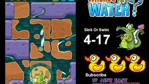 Wheres My Water - Sink Or Swim - 4-17 The Grid (Rose) *Tri-Duck*