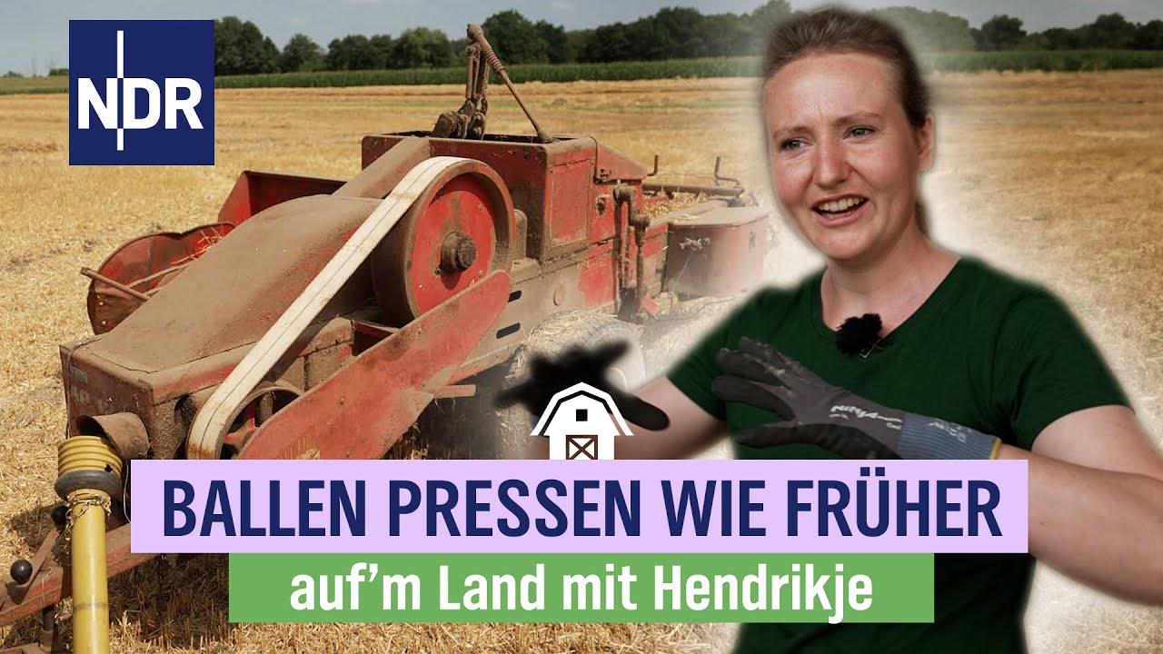 Nostalgie pur auf dem Stoppelfeld - Pressen wie vor 60 Jahren | Folge 5 ...