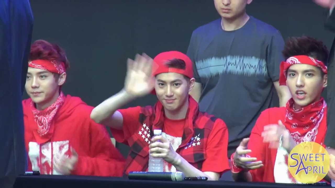 SweetApril 130608 EXO Ilsan fansign   Suho focus