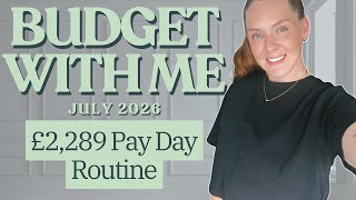My Pay Day Routine On An Average UK Wage | Budget, Save & Invest | Sinking Funds