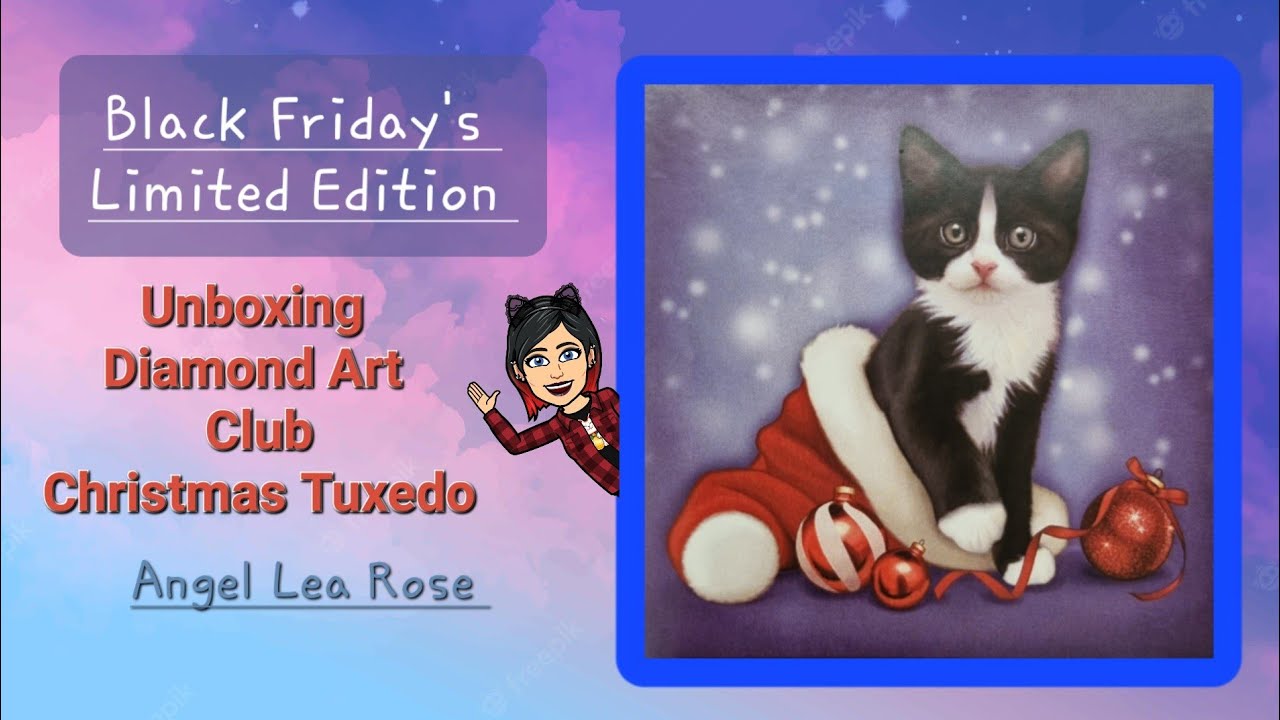 Cute Tuxedo Cat Diamond Painting 