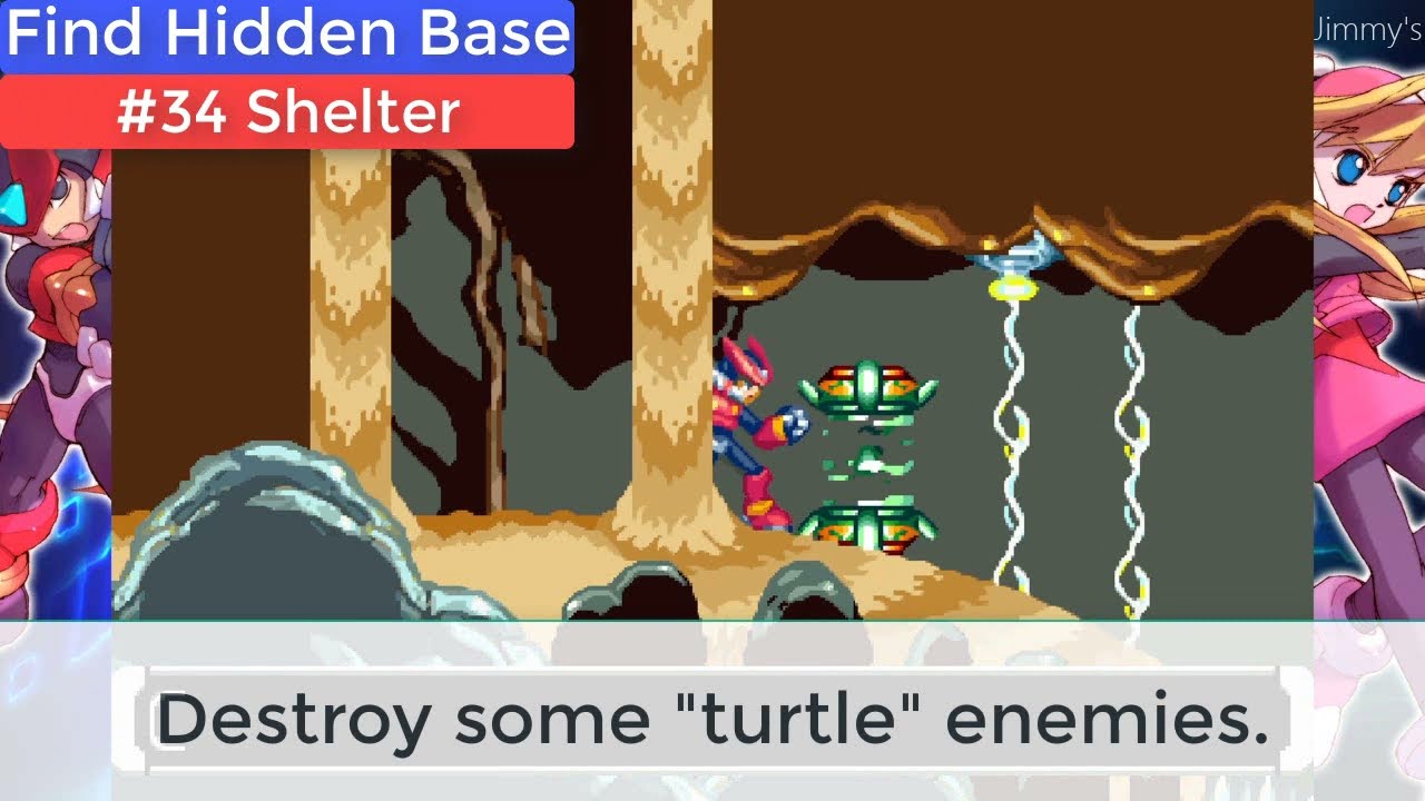 Megaman Zero - All Cyber Elves in Find Hidden Base [8]