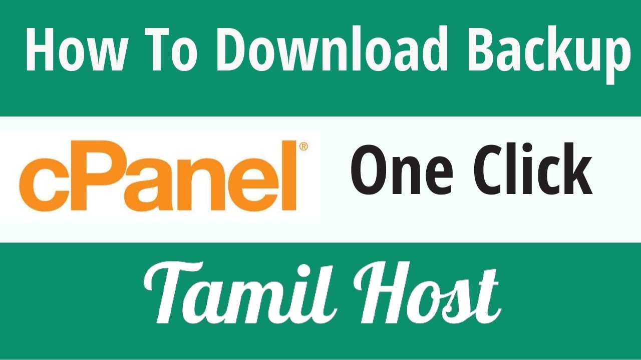 How To Download Backup File In Your Website Cpanel-TamilHost