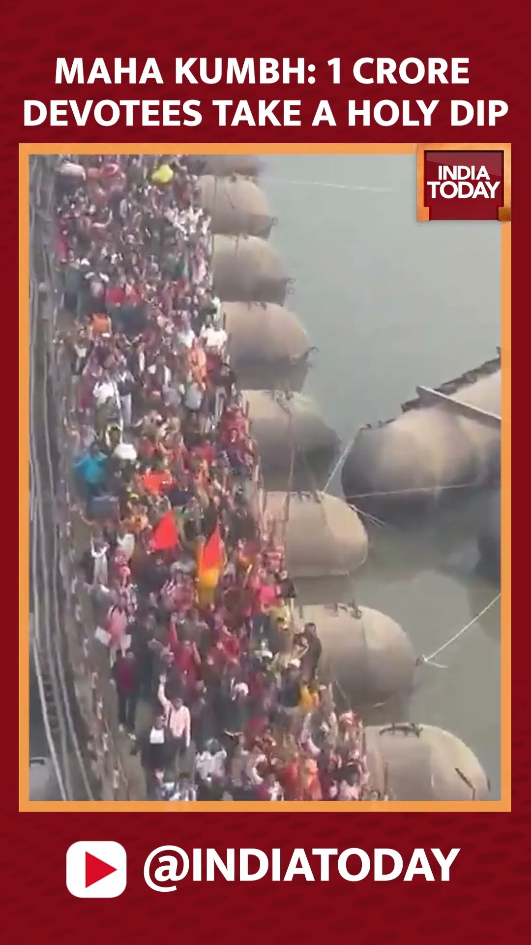 Maha Kumbh 2025: Around 1 crore devotees Have Taken A Holy Dip In The Sangam Area #shorts