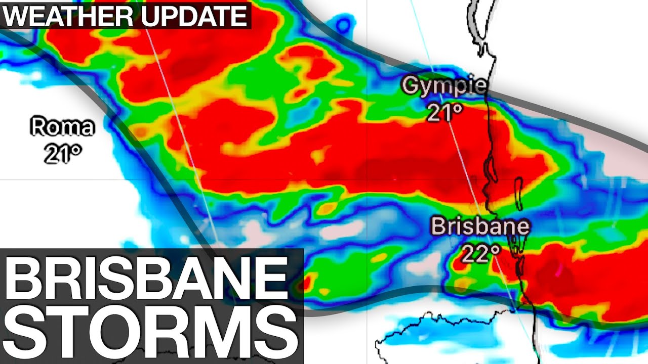 Severe Thunderstorm Forecast is getting worse for Brisbane Tonight ...