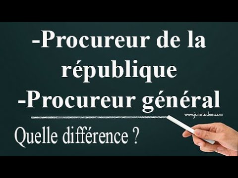 Vidéo: Différence Entre Le Procureur Général Et Le Solliciteur Général