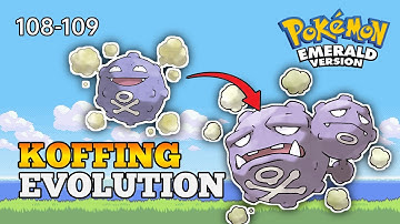 How To Evolve Koffing Into Weezing In Pokemon Emerald | Hoenn Pokedex