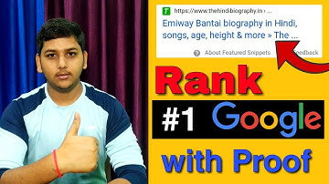 Quickly Rank Website and Post on Google #1 Search Result with Live Proof | Seo by Niraj Yadav