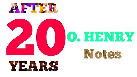 After 20 years summary in Telugu I O Henry After Twenty Years I AP DSC SA PGT English 2024