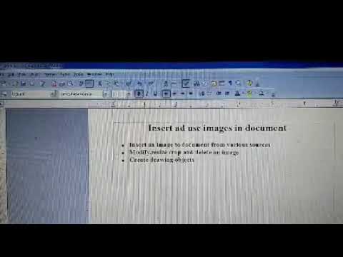Insert and use images in document - YouTube