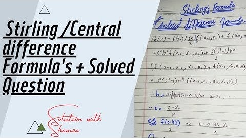Interpolation Stirling