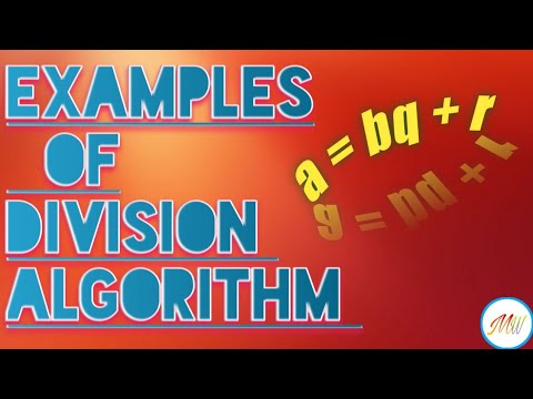Examples of Division Algorithm - YouTube