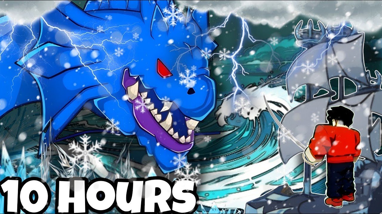 BloxFruits ထဲမှာ ၁၀ နာရီလုံးလုံး Leviathan hunt ခဲ့တယ်.......