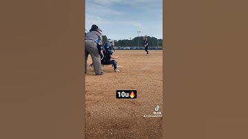 This change up at 10 years old 🔥🤮 #softball #pitcher #10u #shorts