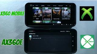 X360 MOBILE COMPARAÇÃO COM AX360E INTERFACE E JOGOS QUAL É MELHOR? EMULADORES XBOX 360 NO ANDROID!