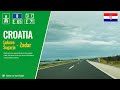 Driving in Croatia: D8 &amp; Autocesta A1 E65 E71 from Lukovo Šugarje to Zadar