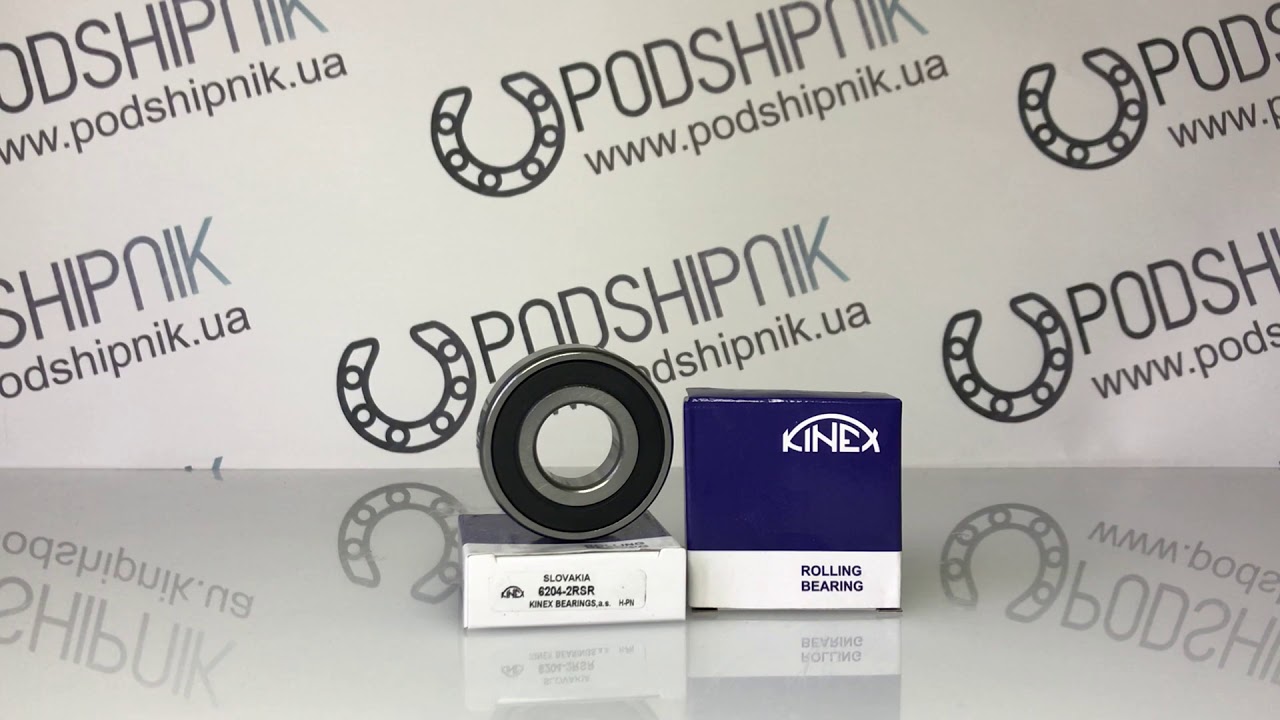Подшипник генератора 6204 2RS Kinex, размеры 20х47х14 - YouTube