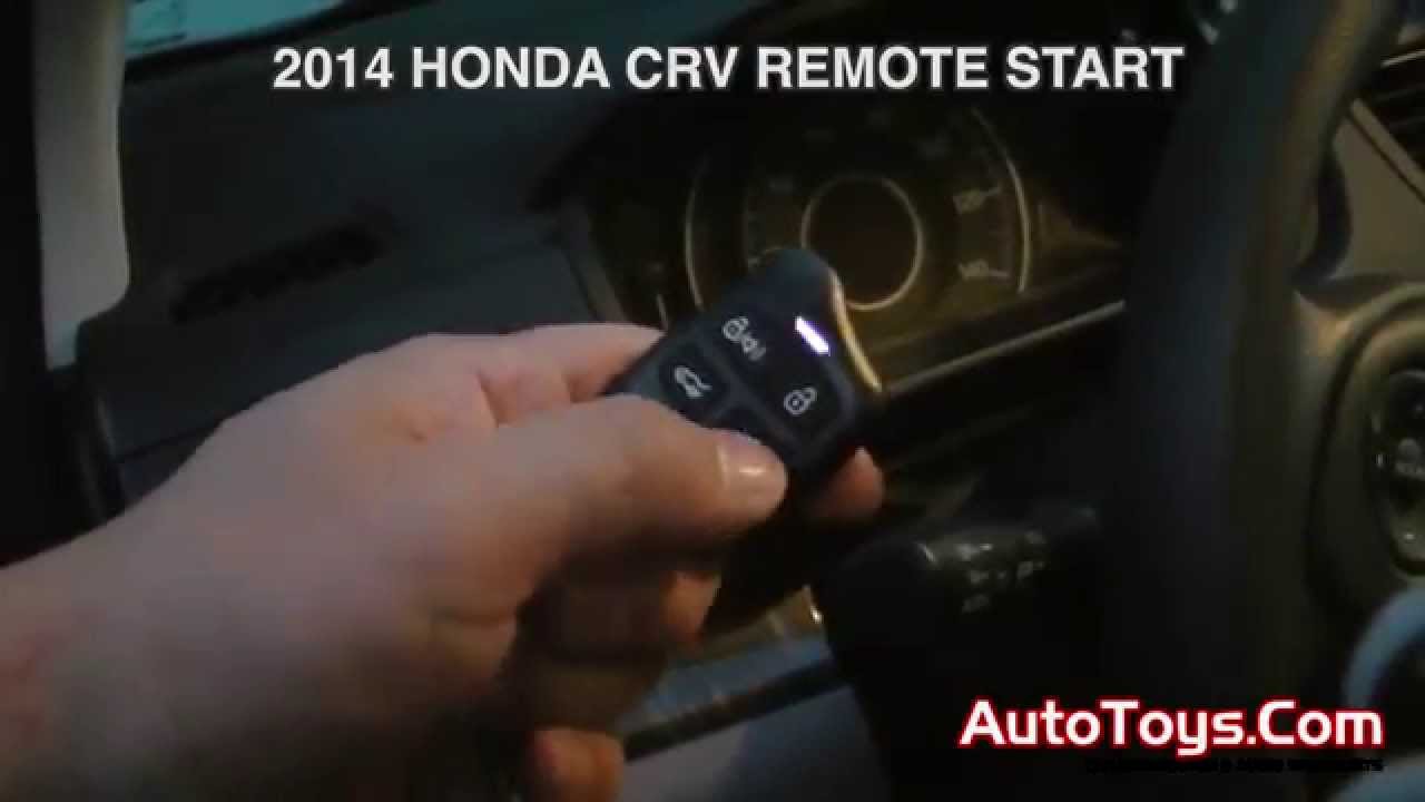 HONDA CRV 2014 REMOTE START Compustar iDatalink AutoToys com - YouTube