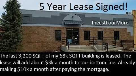 The Last Vacant Unit in My 68k Square Foot Commercial Rental Property is Leased!